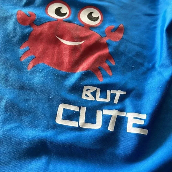 Blue Crabby But Cute Tee - Picture 2 of 3